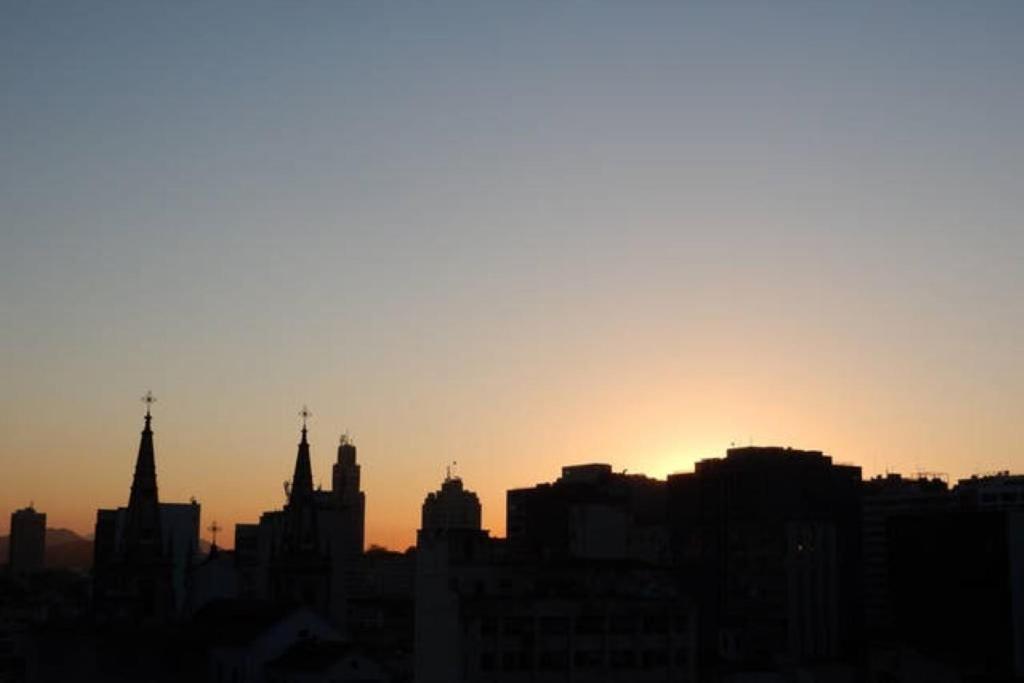 Centro Da Cidade Com Vista Para O Cristo Rio de Janeiro Bagian luar foto