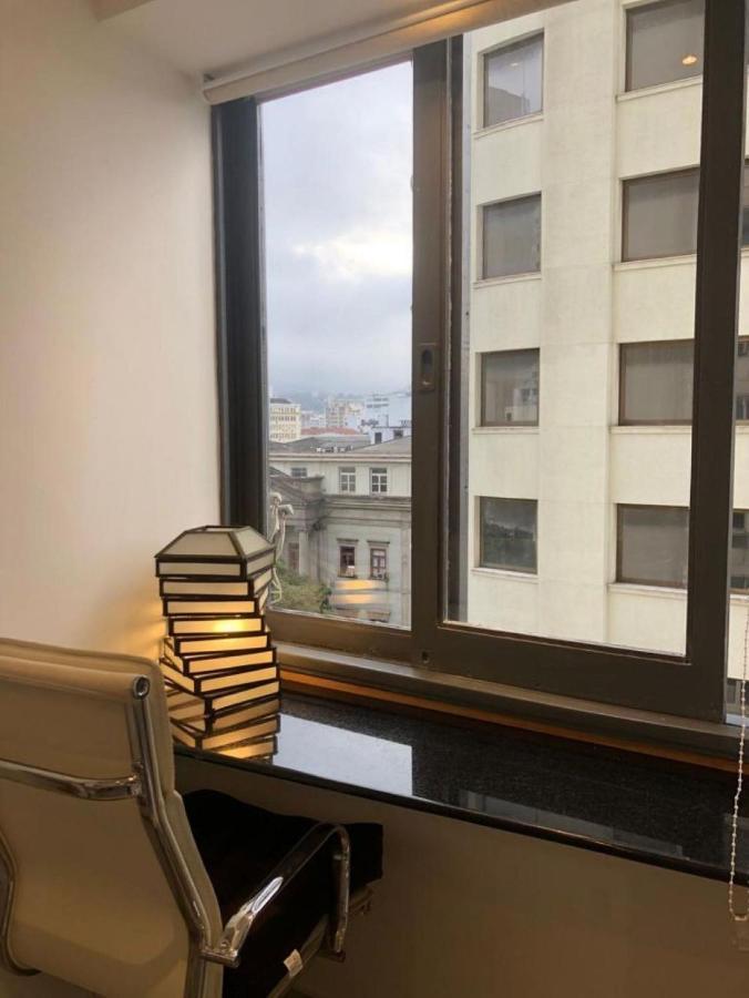 Centro Da Cidade Com Vista Para O Cristo Rio de Janeiro Bagian luar foto